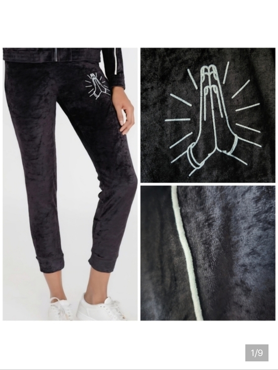 Lauren Moshi Pants - Lauren Moshi/ Y7 Studio Namaste Velour joggers